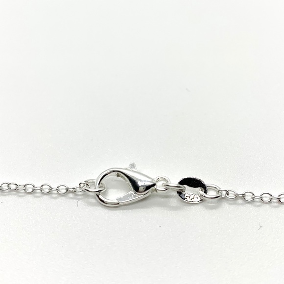 Capri Blue Hexagonal Pendant Necklace - Picture 4 of 4